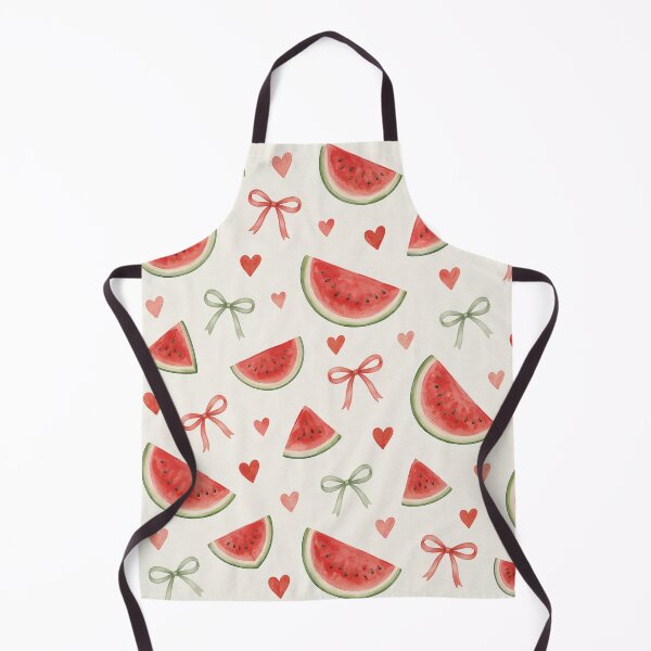 Item preview, Watermelon Slice Red Bow Hearts Pattern designed and sold by Luv4tete.