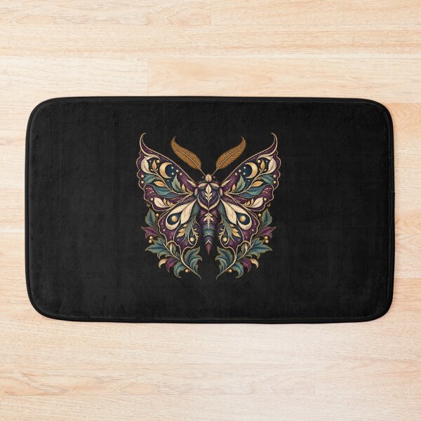 Artikelvorschau, Ornate Celestial Moth Moon Star Insect Art entworfen und verkauft von fungear.
