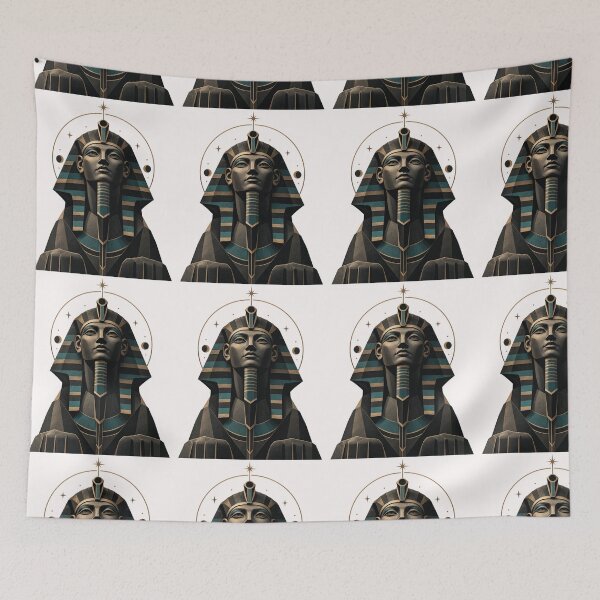 Item preview, Sphinx After Dark – Egyptian Night Geometry designed and sold by AnadAA.