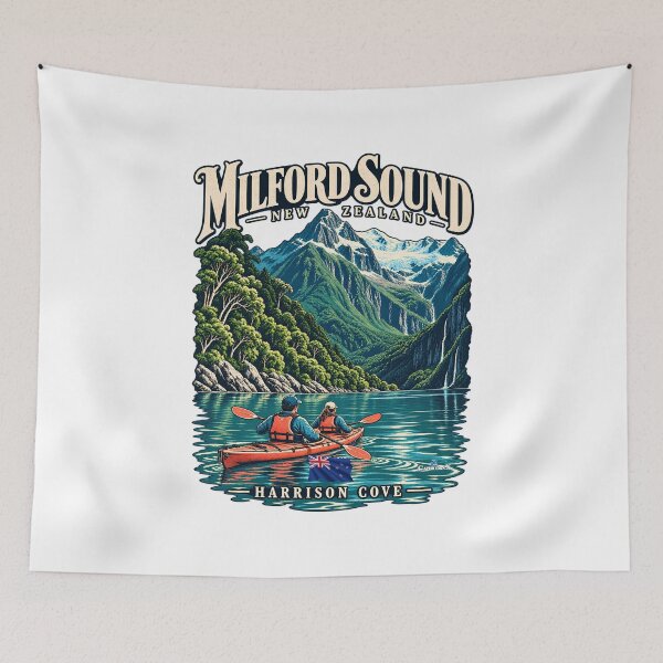 Item preview, Milford Sound Harrison Cove Kayaking designed and sold by EvergreenPark - Tee Studio.
