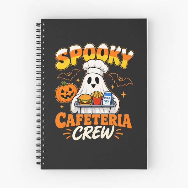 Item preview, Spooky Cafeteria Crew - Halloween Lunch Lady designed and sold by Quirky Cotton Collective.