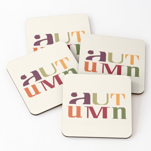 Item preview, Autumn Typography designed and sold by Holly Norine Design.