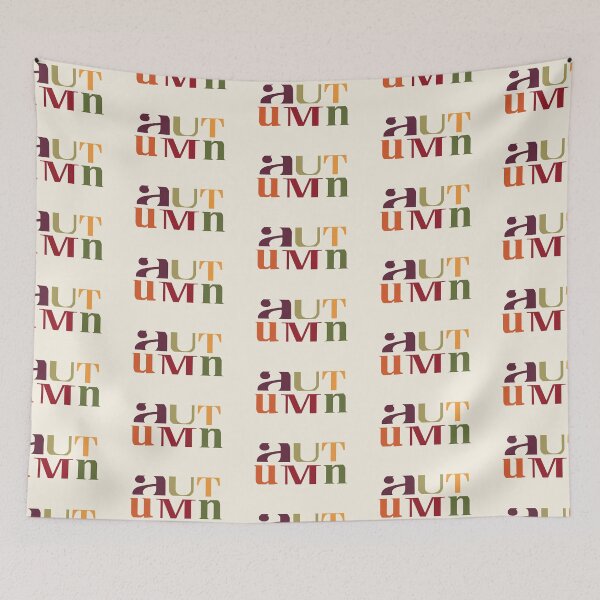 Item preview, Autumn Typography designed and sold by Holly Norine Design.