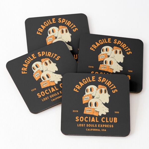 Item preview, Fragile Spirits Social Club Vintage Cute Ghost Halloween designed and sold by kuwagatamushi.