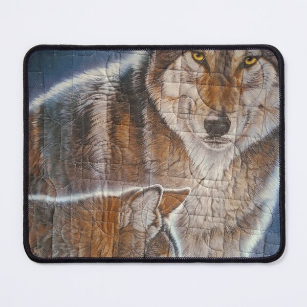 Item preview, Canadian nature quilt #3 wolf designed and sold by painttime.