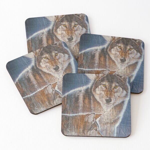 Item preview, Canadian nature quilt #3 wolf designed and sold by painttime.