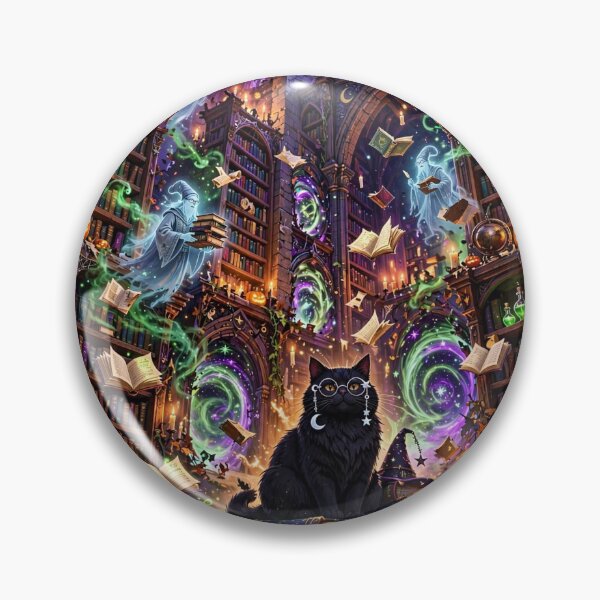 Item preview, Halloween Night — The Library of Lost Spells designed and sold by DibujandoPorfa.