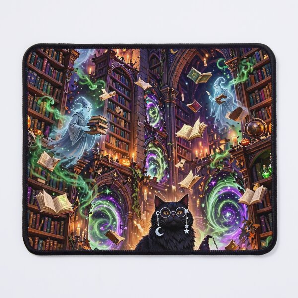 Item preview, Halloween Night — The Library of Lost Spells designed and sold by DibujandoPorfa.