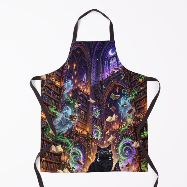 Item preview, Halloween Night — The Library of Lost Spells designed and sold by DibujandoPorfa.