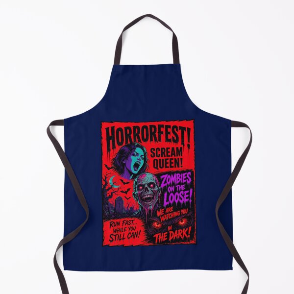 Item preview, Horrorfest Scream Queen Pulp Comic Book Horror Poster designed and sold by digoweasley.