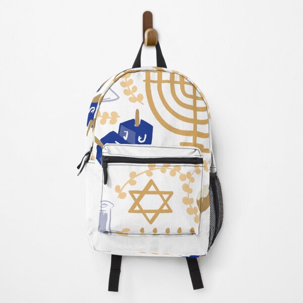 Item preview, Hanukkah Menorah and Dreidels – Jewish Holiday Art designed and sold by TrueWoven Studio.