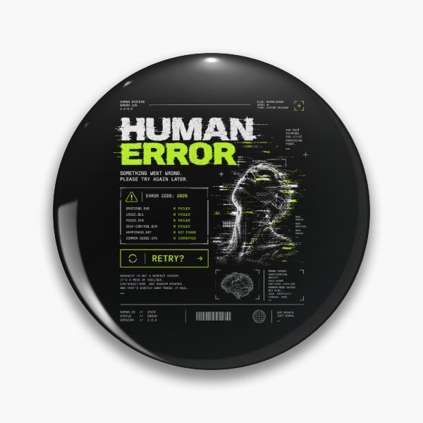 Item preview, Human Error - Human System gift idea  designed and sold by BernsteinDGT.