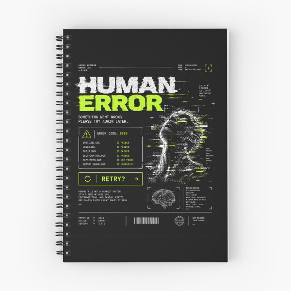 Item preview, Human Error - Human System gift idea  designed and sold by BernsteinDGT.