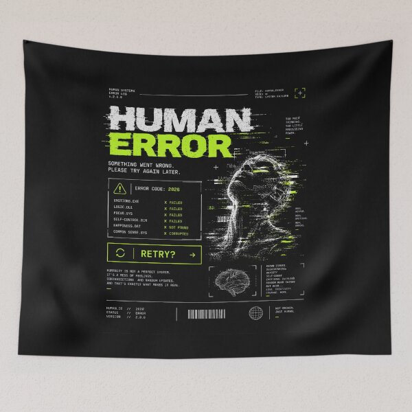 Item preview, Error humano - Idea de regalo para el sistema humano designed and sold by BernsteinDGT.