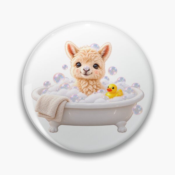 Item preview, Cozy Baby Llama Bubble Bath designed and sold by Sillytoe.