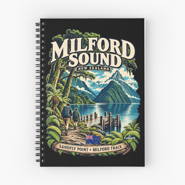 Artikelvorschau, Milford Sound Sandfly Point New Zealand entworfen und verkauft von EvergreenPark - Tee Studio.
