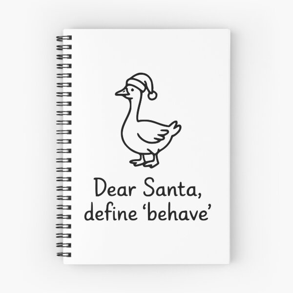 Item preview, Dear Santa, Define Behave designed and sold by theartfulaspie.