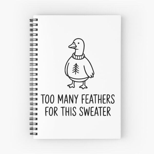 Item preview, Too Many Feathers for This Sweater designed and sold by theartfulaspie.