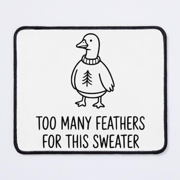 Item preview, Too Many Feathers for This Sweater designed and sold by theartfulaspie.