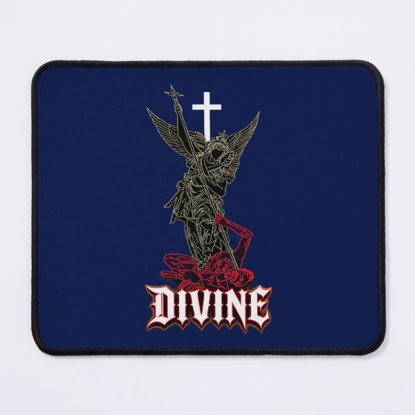 Item preview, Divine Archangel Saint Michael Defeat Evil Winged Statue designed and sold by digoweasley.