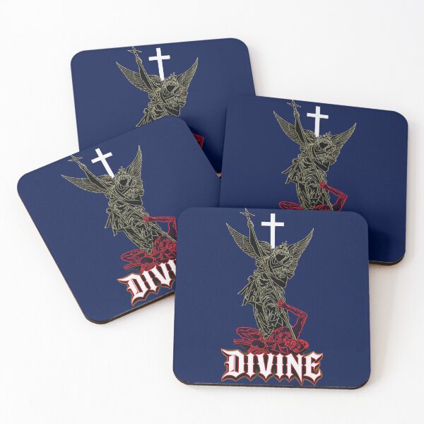 Item preview, Divine Archangel Saint Michael Defeat Evil Winged Statue designed and sold by digoweasley.