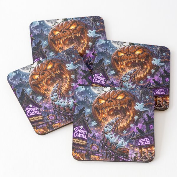 Item preview, Halloween Night — Welcome to Monster City designed and sold by DibujandoPorfa.