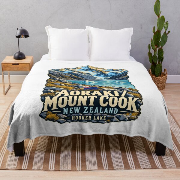 Artikelvorschau, Aoraki Mount Cook Hooker Lake entworfen und verkauft von EvergreenPark - Tee Studio.