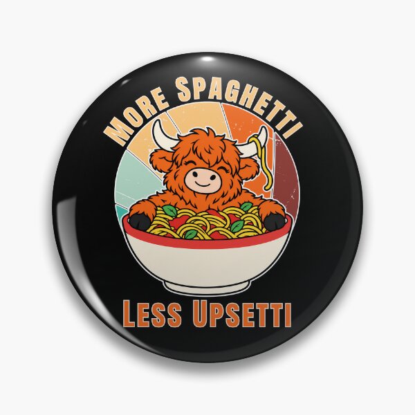 Item preview, More Spaghetti Less Upsetti Gift for Food Lover designed and sold by Bawek85Designs.