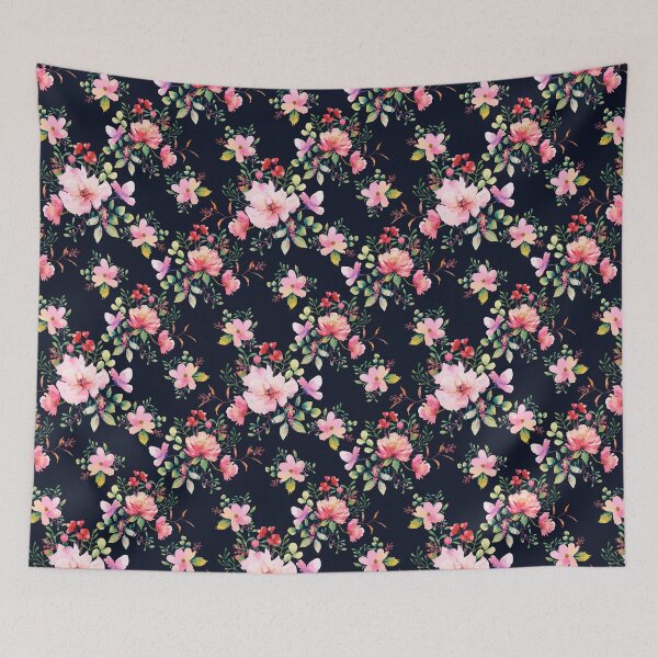 Item preview, floral multicolor pattern designed and sold by cutecrazytshirt.