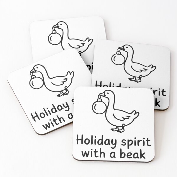 Item preview, Holiday Spirit With a Beak designed and sold by theartfulaspie.