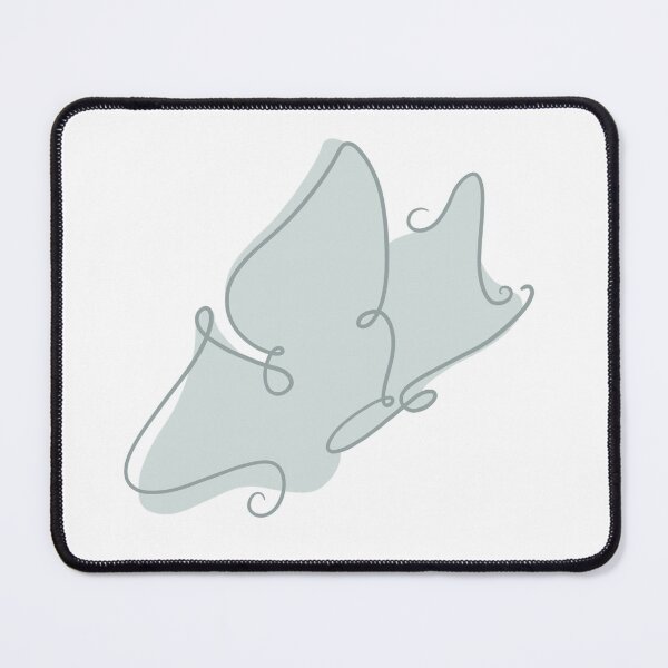 Item preview, Minimalist Green Butterfly Line Art designed and sold by Super Neon Pixels .