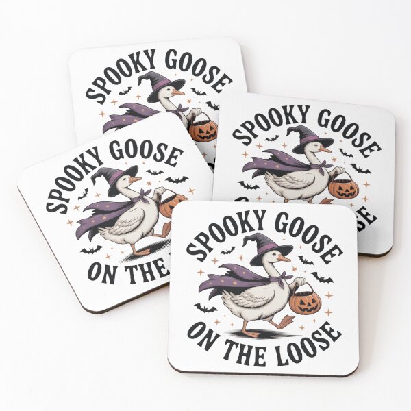 Item preview, Spooky Goose on the Loose Funny Halloween Goose Trick or Treat designed and sold by Zizo-DR44.