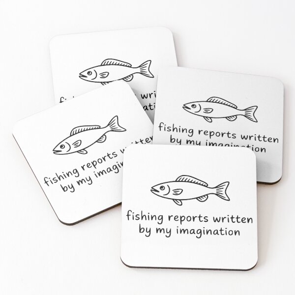 Item preview, Fishing Reports Written by My Imagination designed and sold by theartfulaspie.