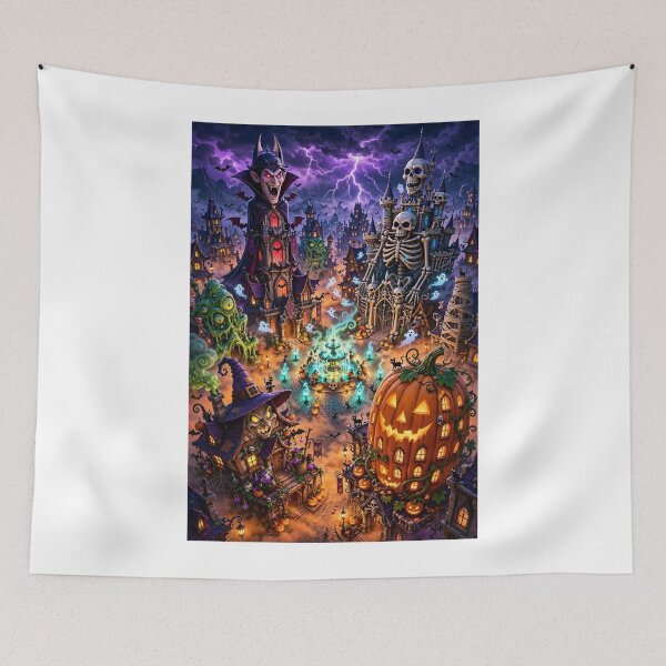 Item preview, Halloween Night — Trick or Treat in Space designed and sold by DibujandoPorfa.