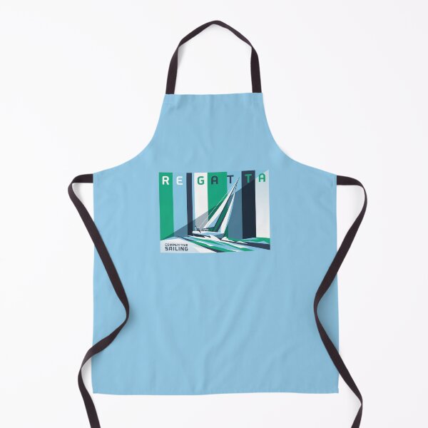 Item preview, Regatta Competitive Sailing Sailboat Nautical Geometric Graphic designed and sold by KiwiRider.