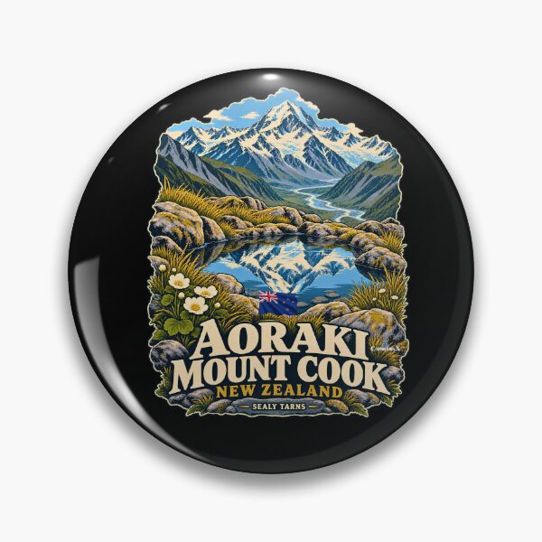 Artikelvorschau, Sealy Tarns Aoraki Reflection entworfen und verkauft von EvergreenPark - Tee Studio.