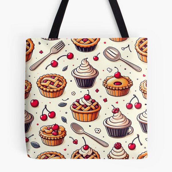 Item preview, Cherry Bakery Pattern – Pies Cupcakes & Sweet Treats designed and sold by Apex Designs.