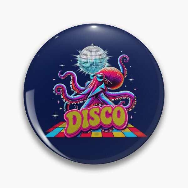 Item preview, Groovy Roller Skating Octopus Disco Mirror Ball Party designed and sold by owenbake.