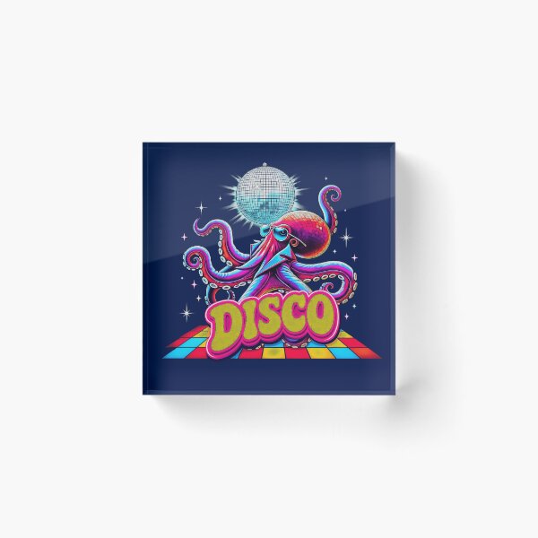Item preview, Groovy Roller Skating Octopus Disco Mirror Ball Party designed and sold by owenbake.
