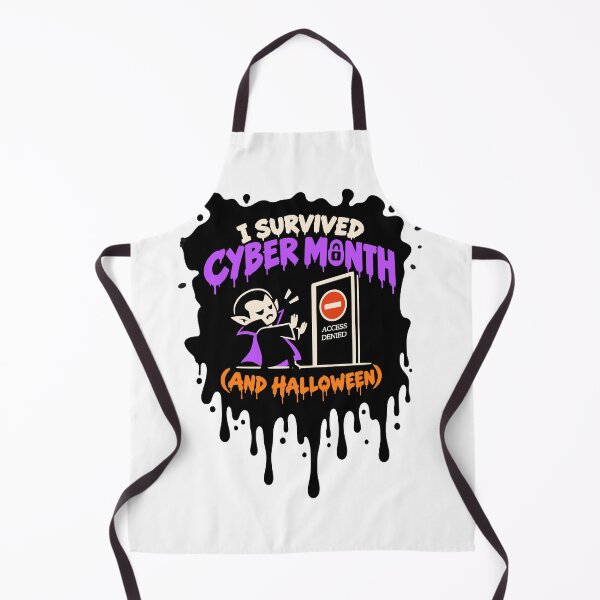 Item preview, I Survived Cyber Month (and Halloween) Sticker designed and sold by TheSoupOfficial.