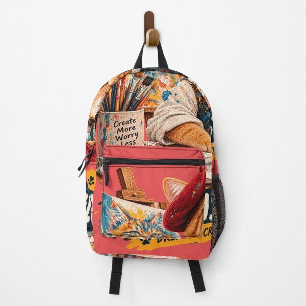 Item preview, Artist Cat Paint Create Inspire Creative Cat Gift for Artists designed and sold by TeeVibeHaus.