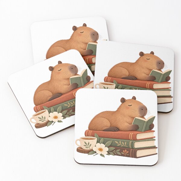 Item preview, Capybara’s Quiet Reading Hour designed and sold by EpicwaveDesigns.