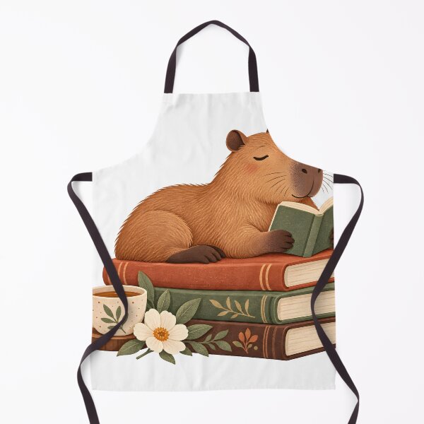 Item preview, Capybara’s Quiet Reading Hour designed and sold by EpicwaveDesigns.