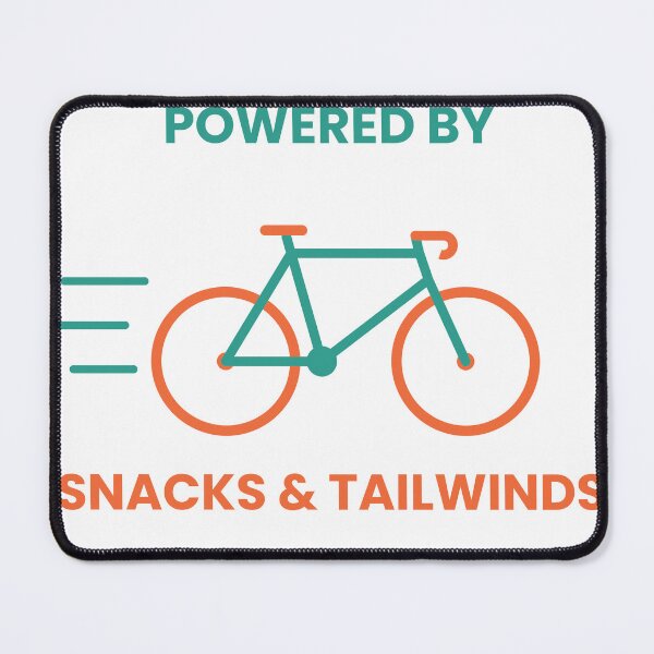 Item preview, Powered by Snacks and Tailwinds Cycling designed and sold by BleeArtwork.