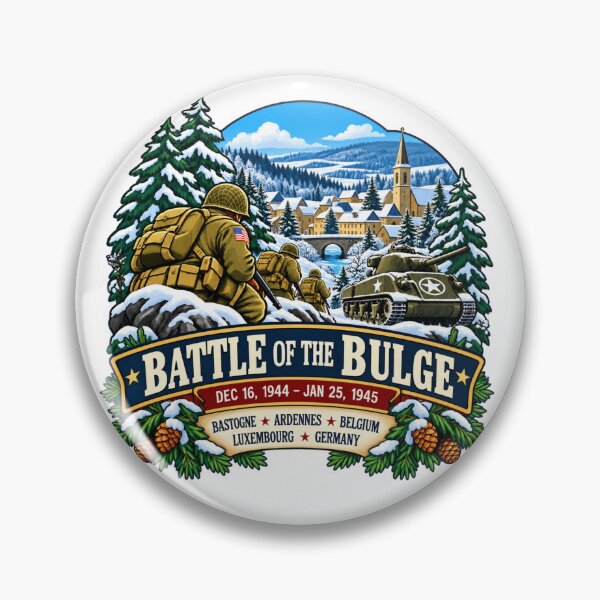 Item preview, Battle of the Bulge 1944-1945 WWII designed and sold by Myra365Art.