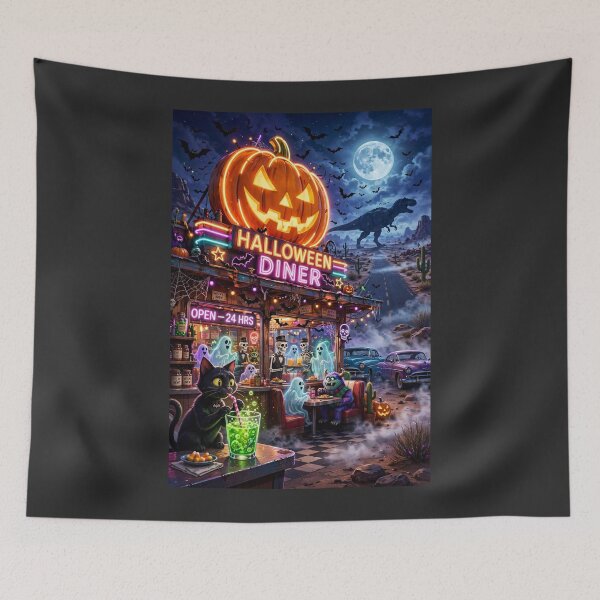 Item preview, Halloween Night — Halloween diner designed and sold by DibujandoPorfa.