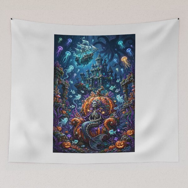 Item preview, Halloween Night — The Kingdom Beneath the Waves designed and sold by DibujandoPorfa.