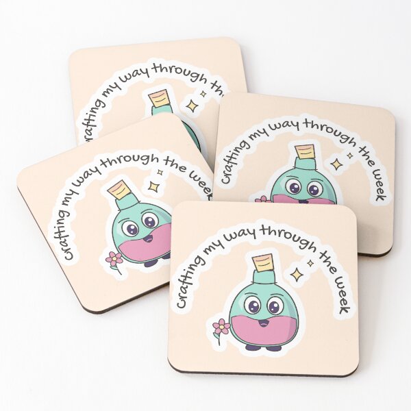 Item preview, Cute Potion Bottle Crafting Witch Sticker designed and sold by Ayiita.