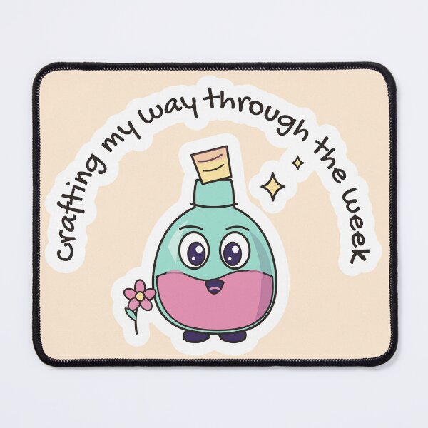 Item preview, Cute Potion Bottle Crafting Witch Sticker designed and sold by Ayiita.