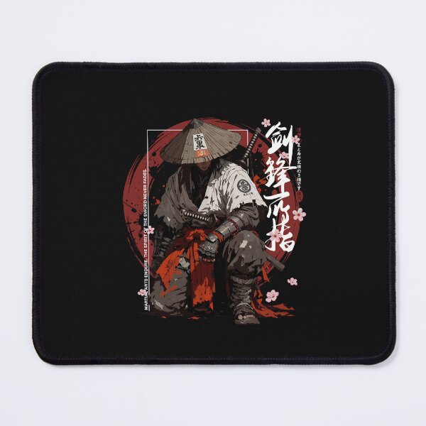 Item preview, Dark Japanese Samurai Ronin Warrior Spirit of the Sword Graphic designed and sold by Designart68.